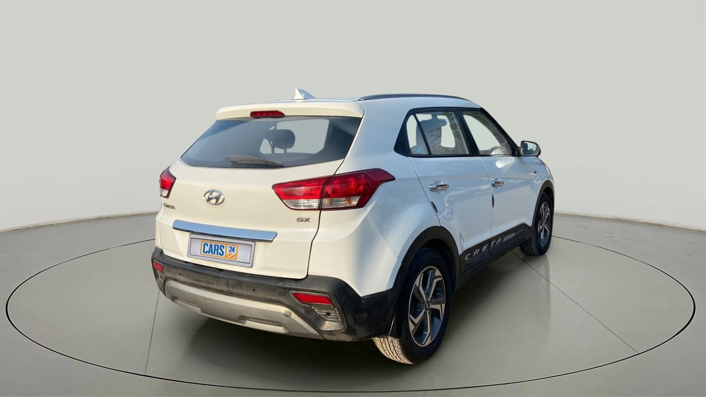 2018 Hyundai Creta SX AT 1.6 PETROL, Petrol, Automatic, 81,984 km, Right Back Diagonal