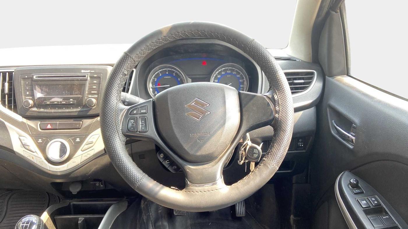 2017 Maruti Baleno DELTA PETROL 1.2, Petrol, Manual, 46,272 km, Steering Wheel Close Up