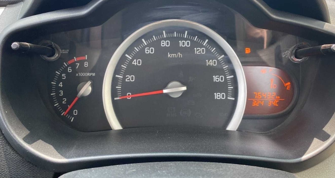2014 Maruti Celerio VXI AMT, Petrol, Automatic, 76,408 km, Odometer Image