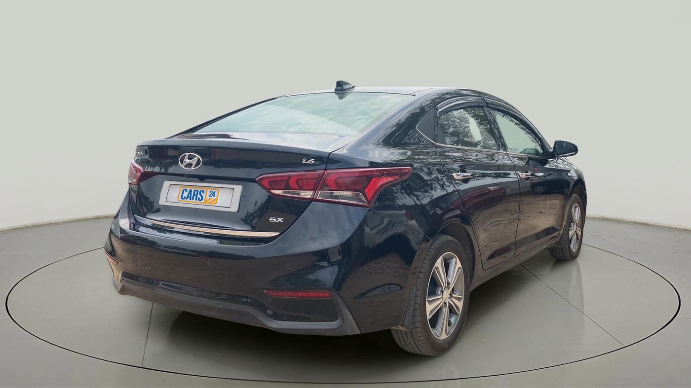2019 Hyundai Verna 1.6 VTVT SX O, Petrol, Manual, 53,292 km, Right Back Diagonal