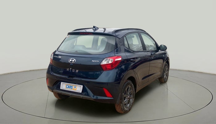2020 Hyundai GRAND I10 NIOS SPORTZ AMT 1.2 KAPPA VTVT, Petrol, Automatic, 10,218 km, Right Back Diagonal
