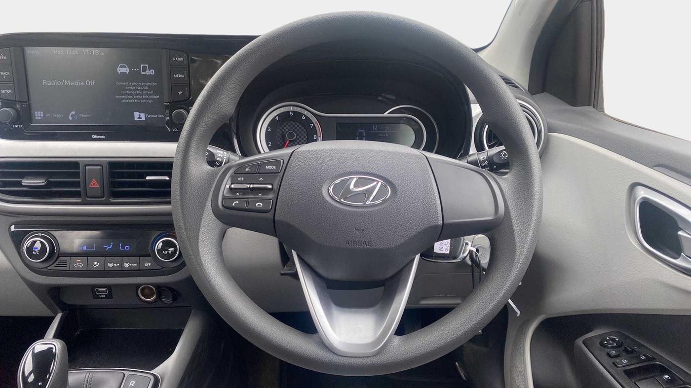 2020 Hyundai GRAND I10 NIOS SPORTZ AMT 1.2 KAPPA VTVT, Petrol, Automatic, 10,218 km, Steering Wheel Close Up