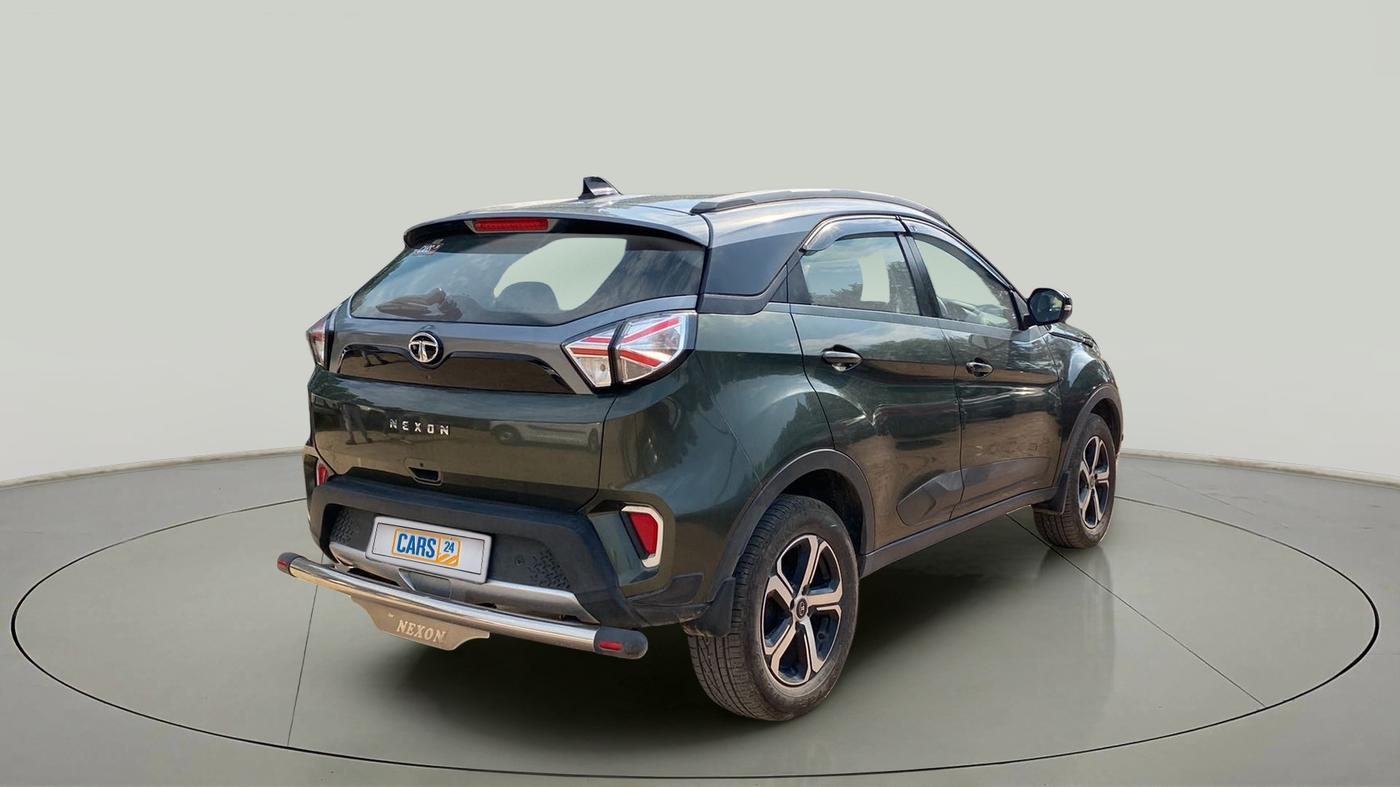2022 Tata NEXON XZA PLUS SUNROOF PETROL, Petrol, Automatic, 23,682 km, Right Back Diagonal