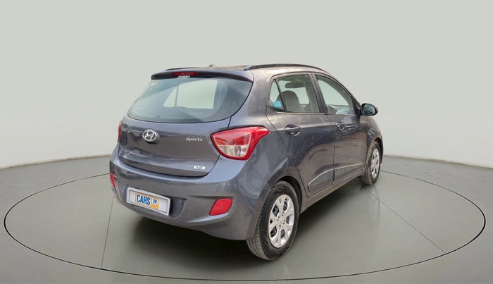 2015 Hyundai Grand i10 SPORTZ 1.2 KAPPA VTVT, CNG, Manual, 82,601 km, Right Back Diagonal