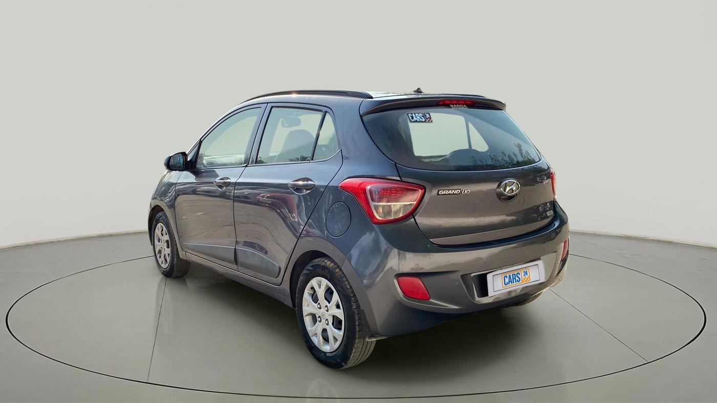 2015 Hyundai Grand i10 SPORTZ 1.2 KAPPA VTVT, CNG, Manual, 82,601 km, Left Back Diagonal