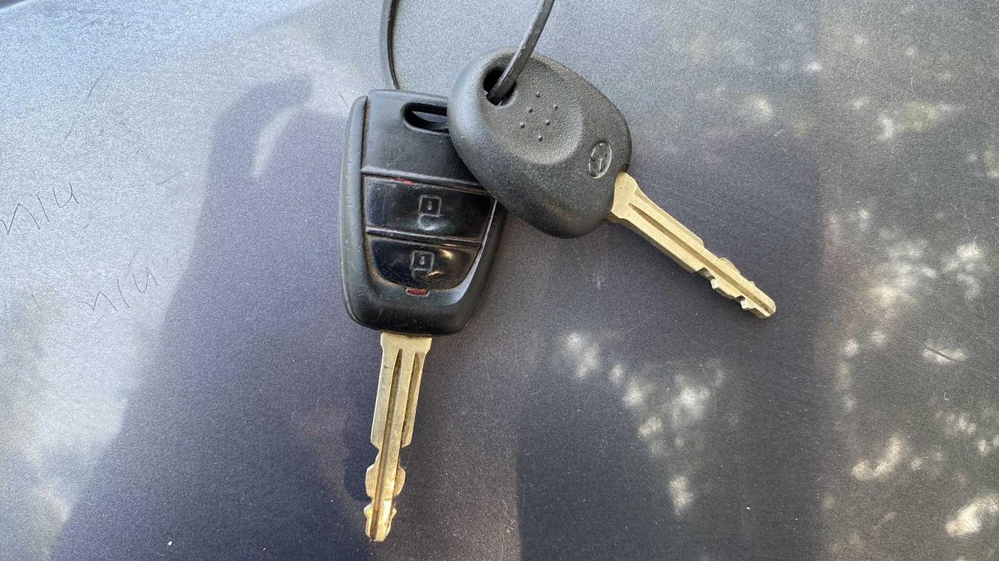 2015 Hyundai Grand i10 SPORTZ 1.2 KAPPA VTVT, CNG, Manual, 82,601 km, Key Close Up