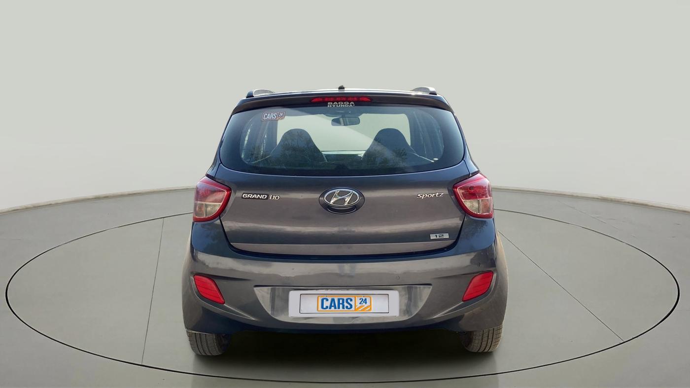 2015 Hyundai Grand i10 SPORTZ 1.2 KAPPA VTVT, CNG, Manual, 82,601 km, Back/Rear