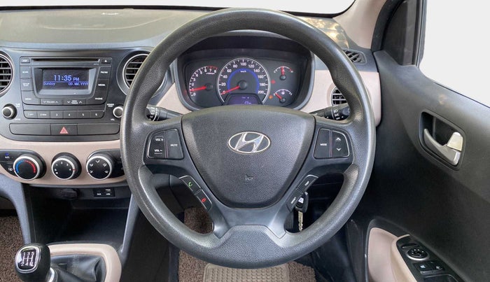 2015 Hyundai Grand i10 SPORTZ 1.2 KAPPA VTVT, CNG, Manual, 82,601 km, Steering Wheel Close Up