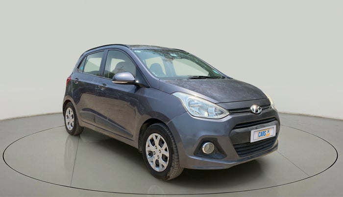 2015 Hyundai Grand i10 SPORTZ 1.2 KAPPA VTVT, CNG, Manual, 82,601 km, Right Front Diagonal