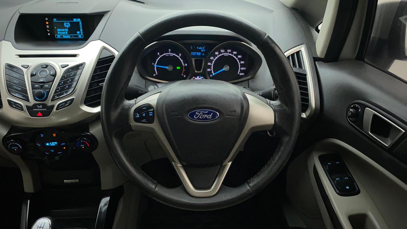 2015 Ford Ecosport TITANIUM 1.5L DIESEL, Diesel, Manual, 90,768 km, Steering Wheel Close Up