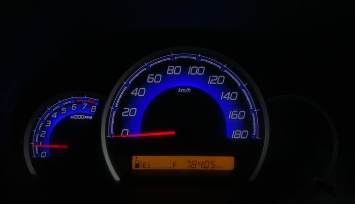 2017 Maruti Wagon R 1.0 VXI+, Petrol, Manual, 78,453 km, Odometer Image