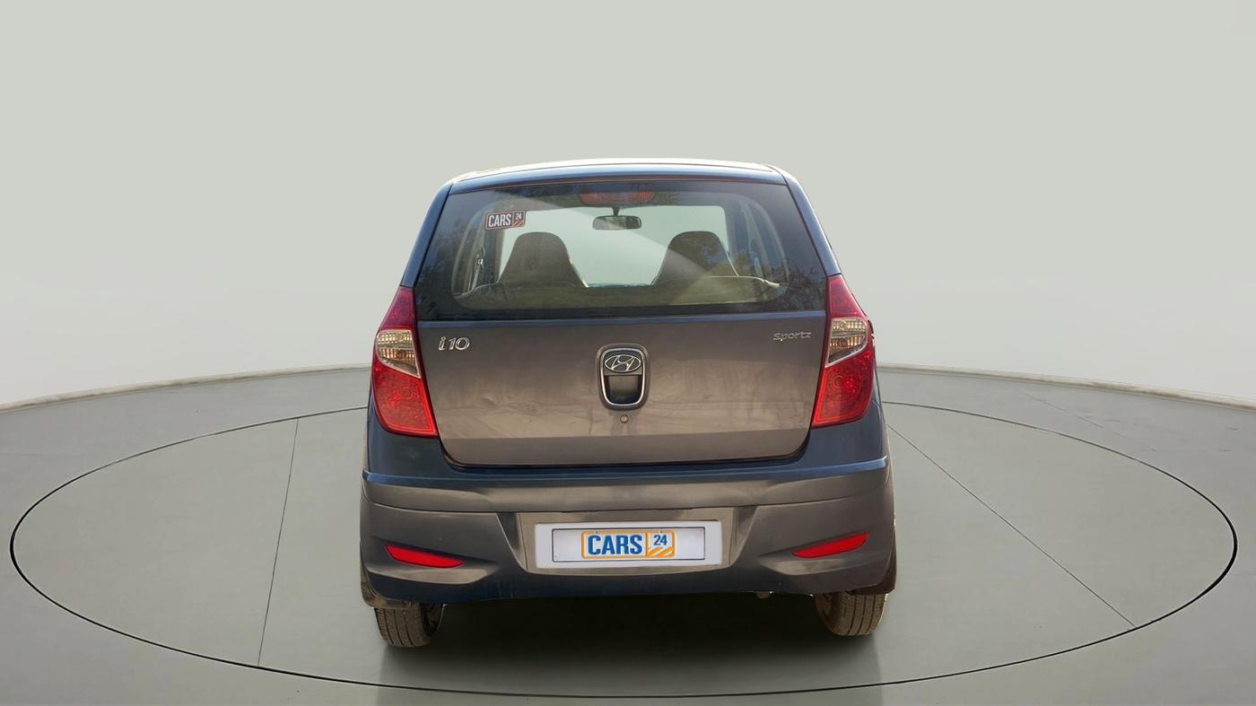 2013 Hyundai i10 SPORTZ 1.1, Petrol, Manual, 1,07,713 km, Back/Rear