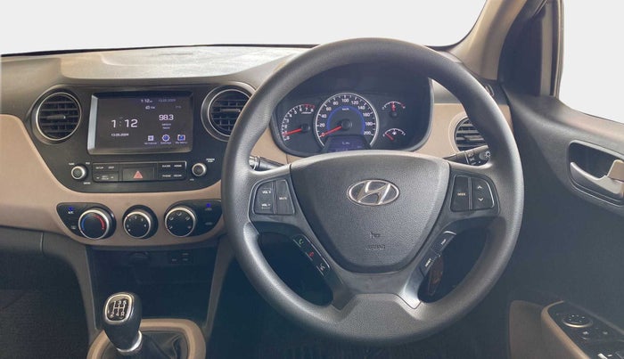 2017 Hyundai Grand i10 SPORTZ 1.2 KAPPA VTVT, Petrol, Manual, 30,447 km, Steering Wheel Close Up