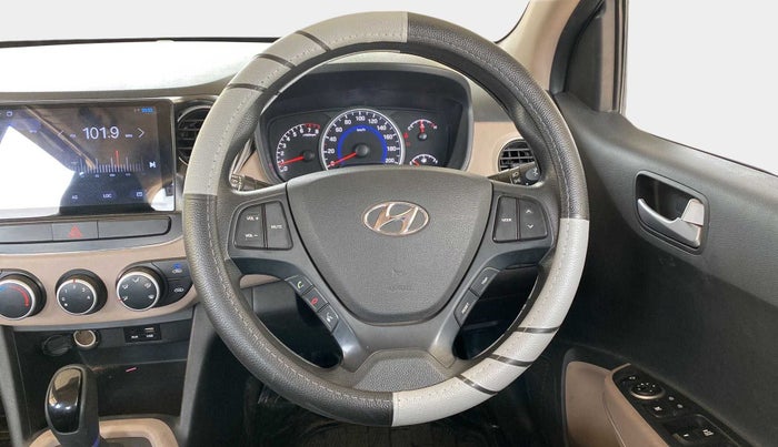 2019 Hyundai Grand i10 SPORTZ AT 1.2 KAPPA VTVT, Petrol, Automatic, 33,740 km, Steering Wheel Close Up