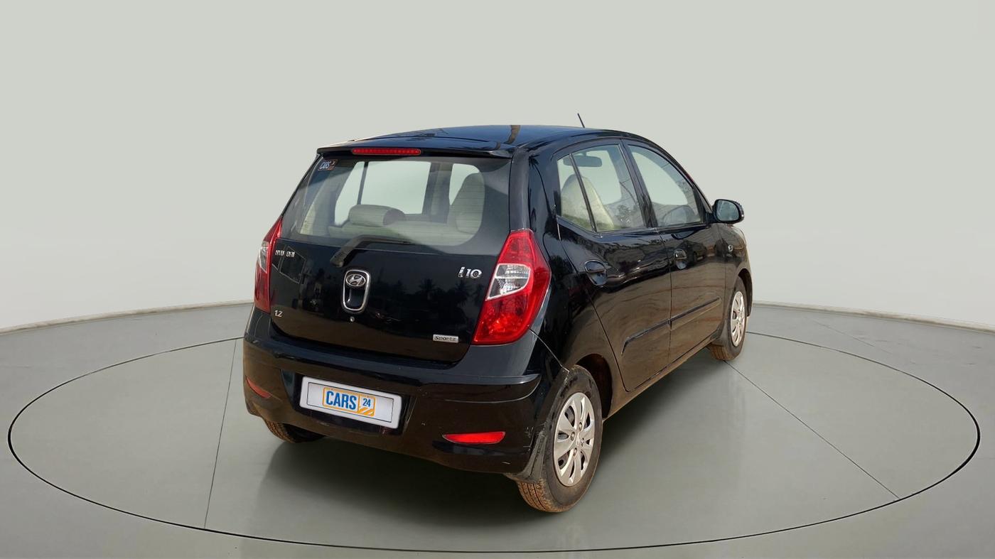 2011 Hyundai i10 SPORTZ 1.2, Petrol, Manual, 91,146 km, Right Back Diagonal