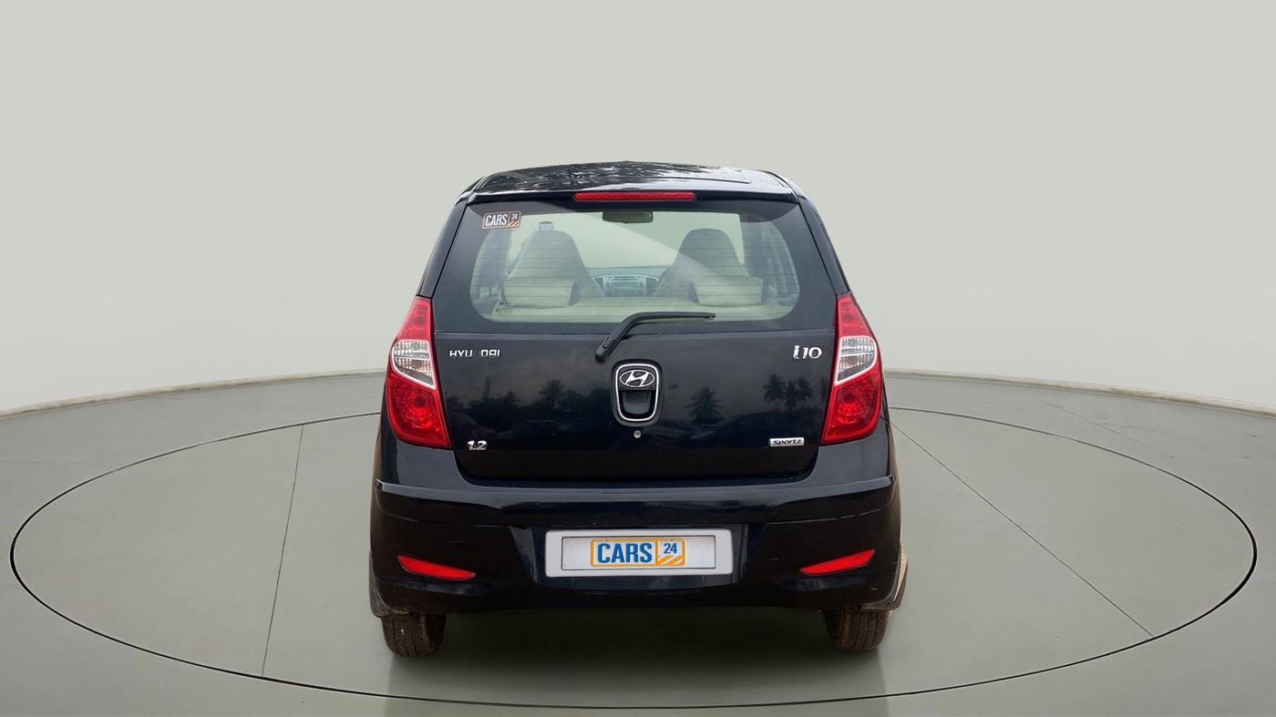 2011 Hyundai i10 SPORTZ 1.2, Petrol, Manual, 91,146 km, Back/Rear
