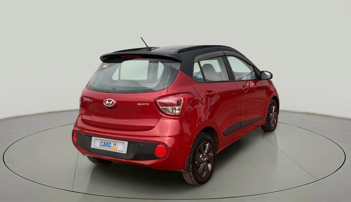 2018 Hyundai Grand i10 SPORTZ 1.2 KAPPA VTVT DUAL TONE, Petrol, Manual, 54,879 km, Right Back Diagonal