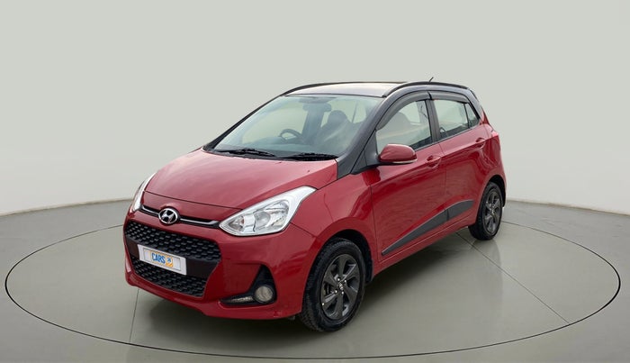 2018 Hyundai Grand i10 SPORTZ 1.2 KAPPA VTVT DUAL TONE, Petrol, Manual, 54,879 km, Left Front Diagonal