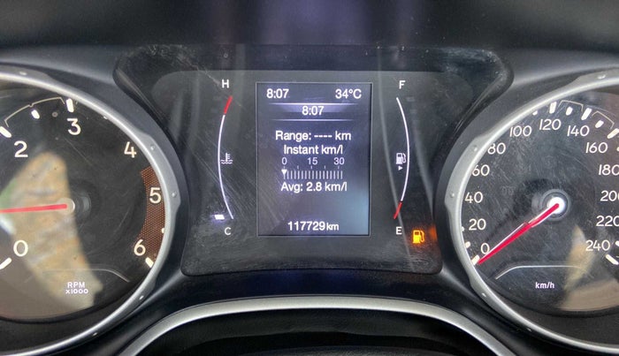 2017 Jeep Compass LONGITUDE 2.0 DIESEL, Diesel, Manual, 1,17,838 km, Odometer Image