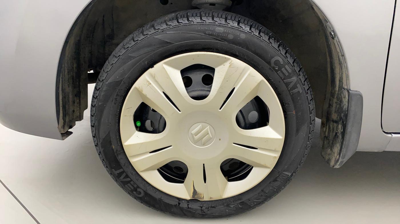 2013 Maruti Wagon R 1.0 VXI, Petrol, Manual, 30,112 km, Left Front Wheel