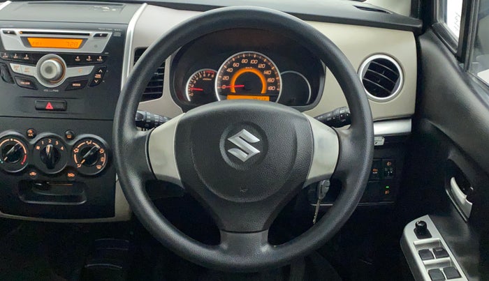 2013 Maruti Wagon R 1.0 VXI, Petrol, Manual, 30,112 km, Steering Wheel Close Up