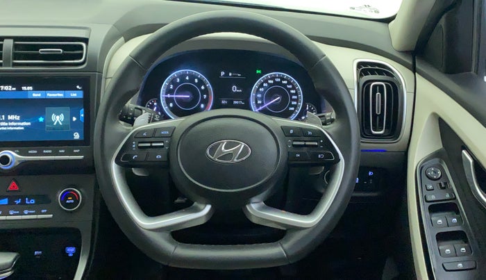 2022 Hyundai Creta SX IVT 1.5 PETROL, Petrol, Automatic, 28,016 km, Steering Wheel Close Up