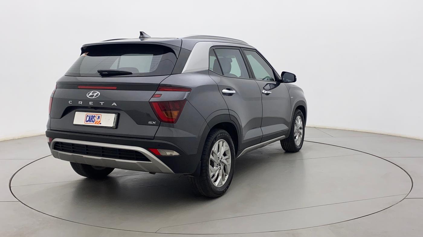 2022 Hyundai Creta SX IVT 1.5 PETROL, Petrol, Automatic, 28,016 km, Right Back Diagonal