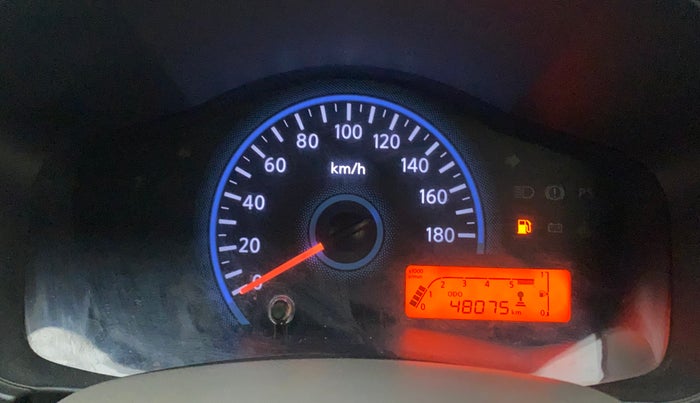 2017 Datsun Redi Go T (O), Petrol, Manual, 48,075 km, Odometer Image