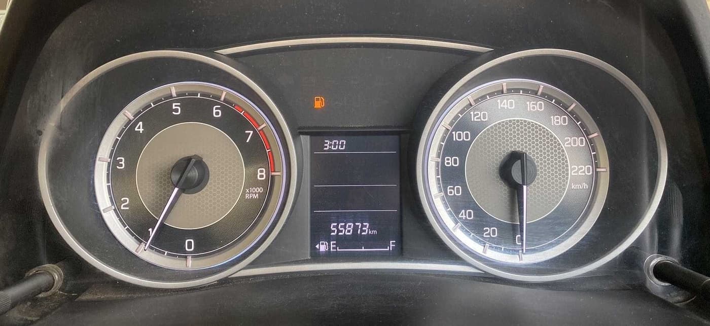2020 Maruti Dzire VXI, Petrol, Manual, 56,019 km, Odometer Image
