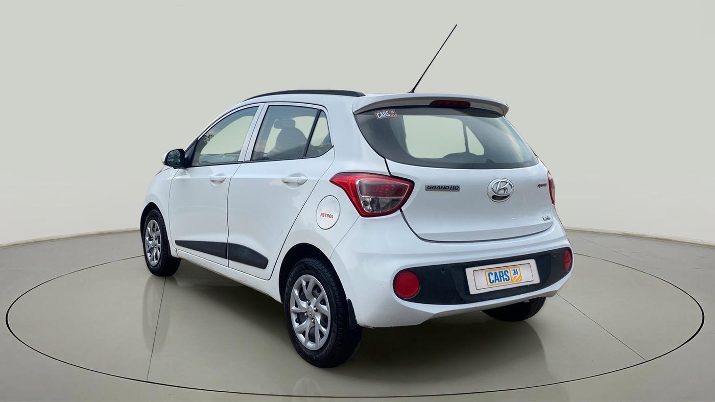 2019 Hyundai Grand i10 SPORTZ 1.2 KAPPA VTVT, Petrol, Manual, 68,753 km, Left Back Diagonal