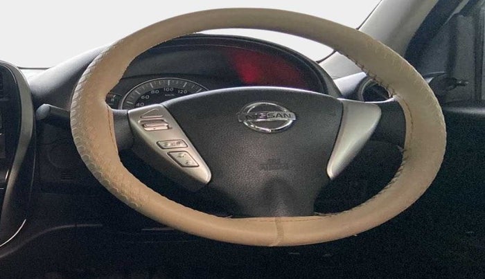 2018 Nissan Micra XL (O) CVT, Petrol, Automatic, 46,403 km, Steering Wheel Close Up