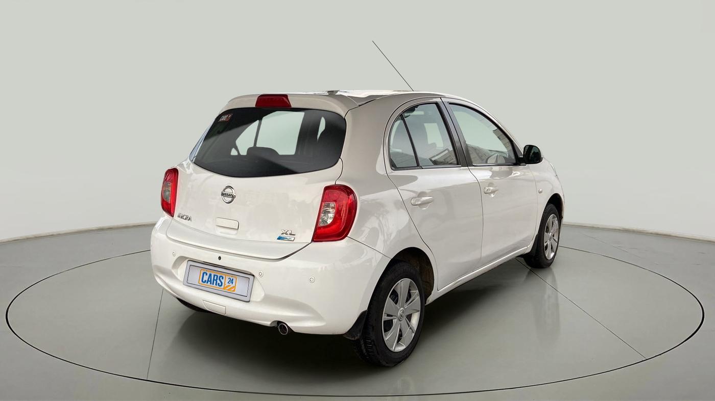 2018 Nissan Micra XL (O) CVT, Petrol, Automatic, 46,403 km, Right Back Diagonal