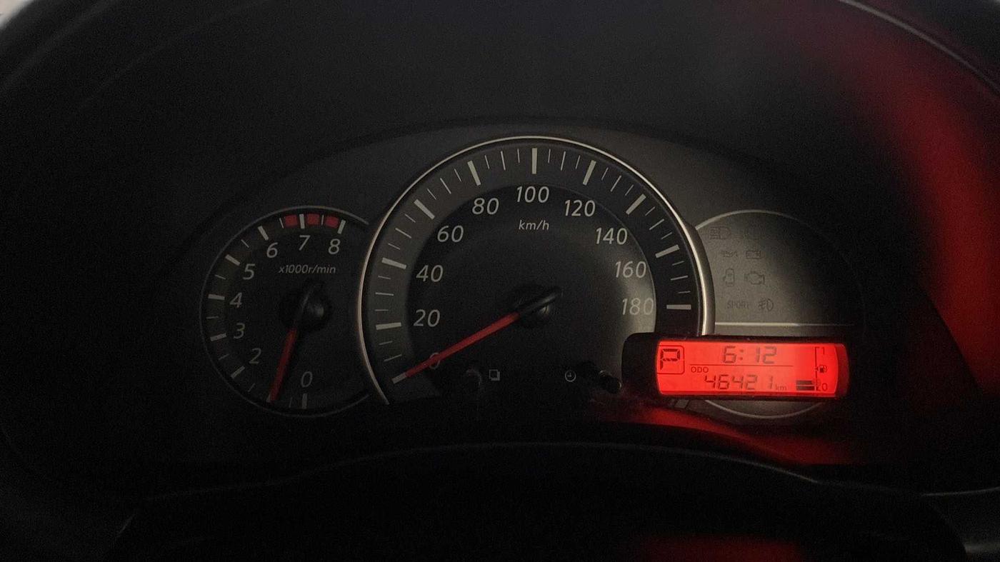 2018 Nissan Micra XL (O) CVT, Petrol, Automatic, 46,403 km, Odometer Image