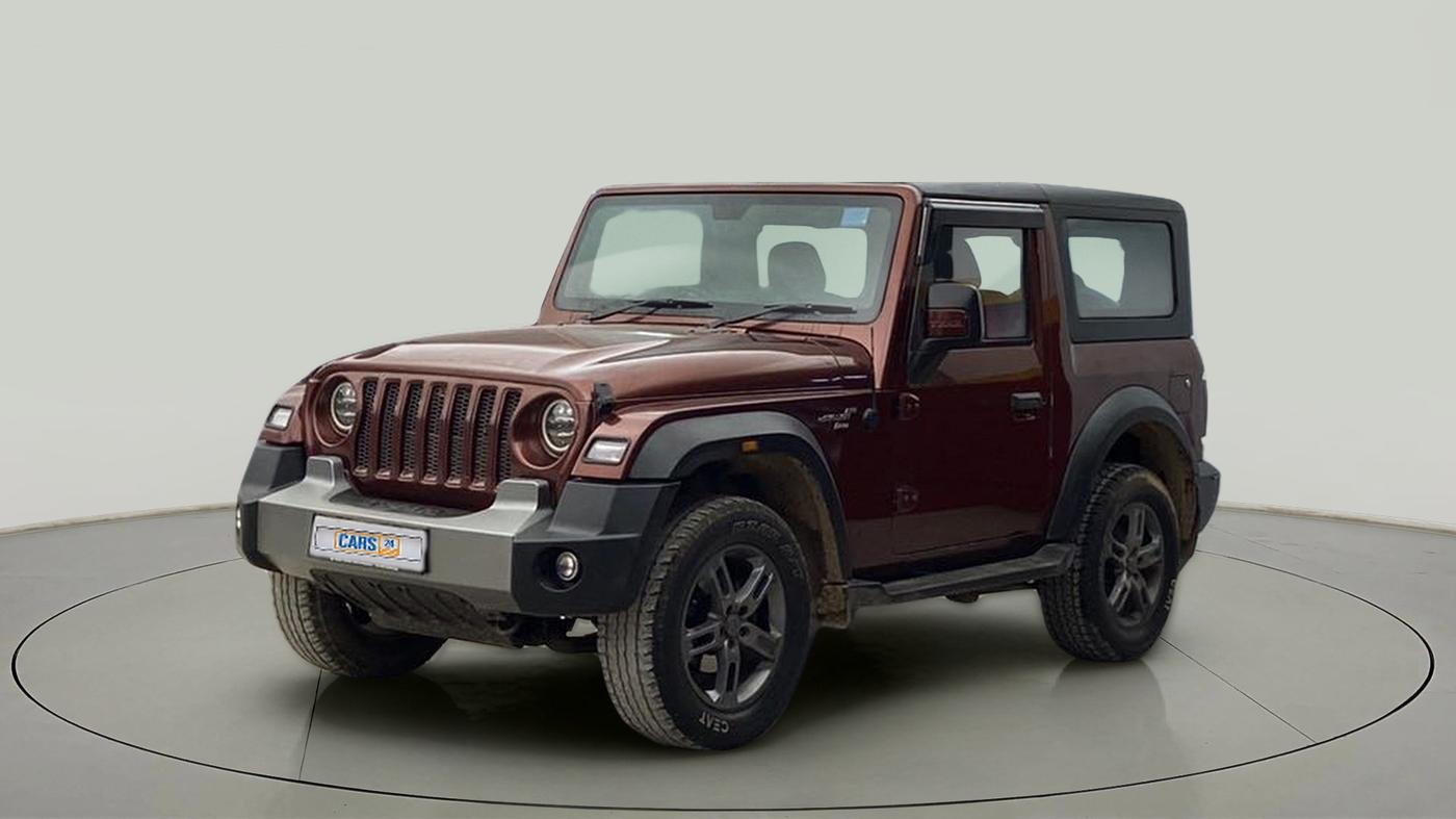2021 Mahindra Thar LX PETROL HT 4WD AT, Petrol, Automatic, 38,990 km, Left Front Diagonal