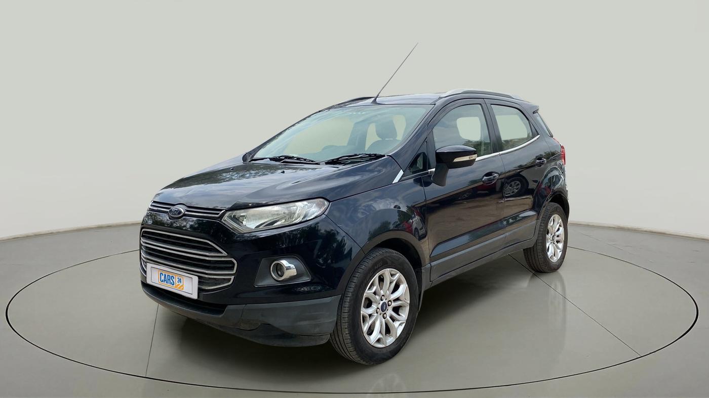 2017 Ford Ecosport TITANIUM 1.5L DIESEL, Diesel, Manual, 1,11,848 km, Left Front Diagonal