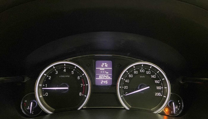 2016 Maruti Ciaz VXI, Petrol, Manual, 60,558 km, Odometer Image