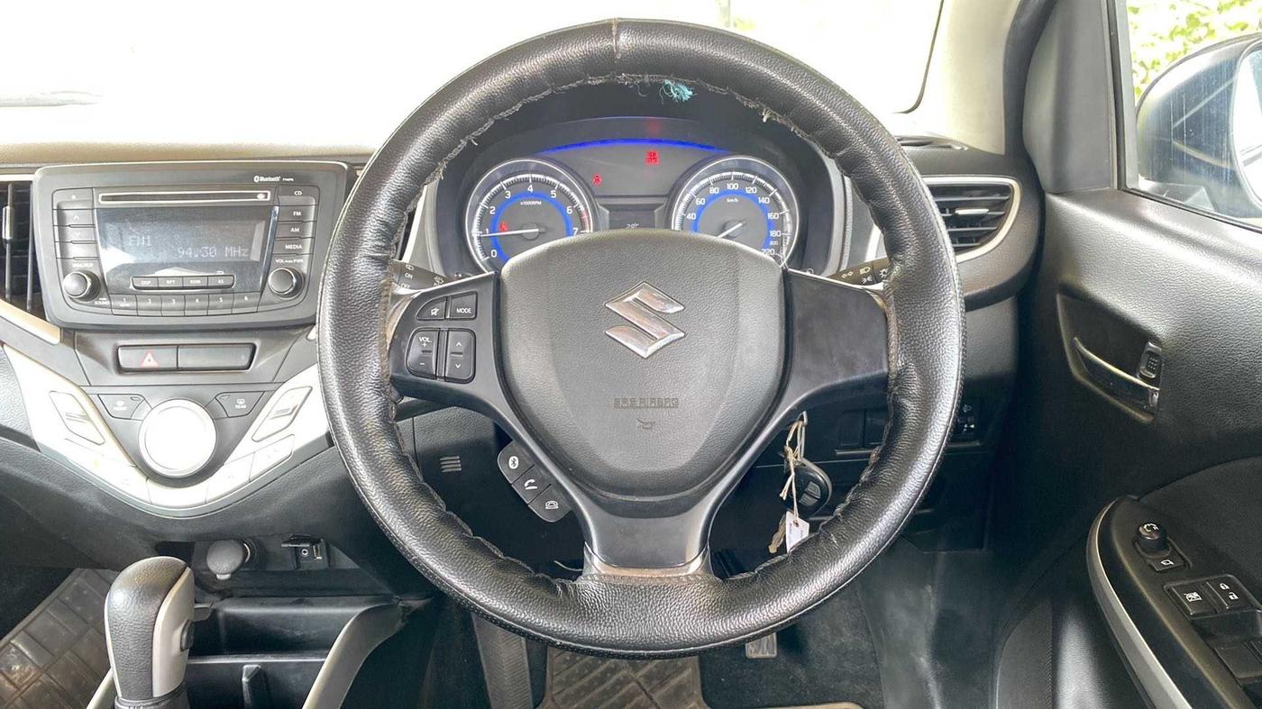 2018 Maruti Baleno DELTA CVT PETROL 1.2, Petrol, Automatic, 40,667 km, Steering Wheel Close Up