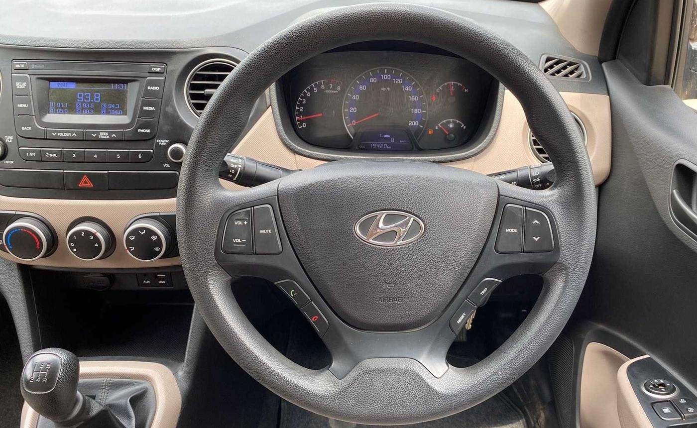 2018 Hyundai Xcent S 1.2, Petrol, Manual, 19,489 km, Steering Wheel Close Up