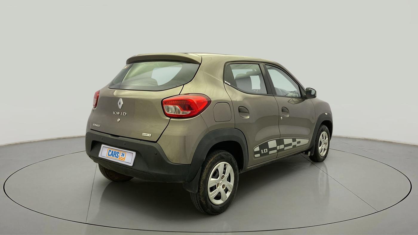 2016 Renault Kwid RXT 1.0 AMT (O), Petrol, Automatic, 96,619 km, Right Back Diagonal