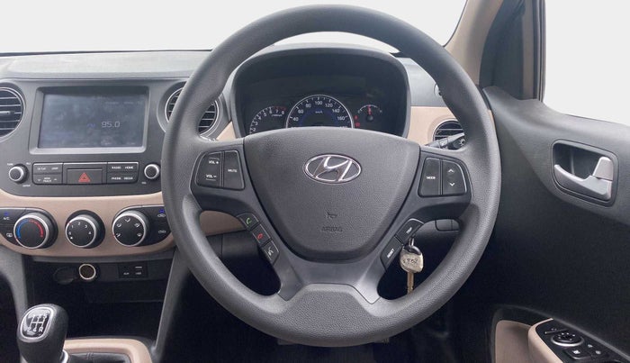 2018 Hyundai Grand i10 SPORTZ 1.2 KAPPA VTVT, Petrol, Manual, 12,010 km, Steering Wheel Close Up