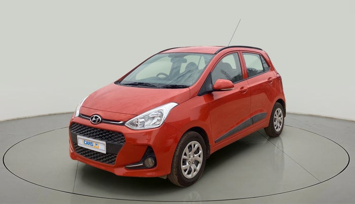 2018 Hyundai Grand i10 SPORTZ 1.2 KAPPA VTVT, Petrol, Manual, 12,010 km, Left Front Diagonal