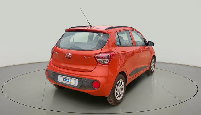 2018 Hyundai Grand i10 SPORTZ 1.2 KAPPA VTVT, Petrol, Manual, 12,010 km, Right Back Diagonal