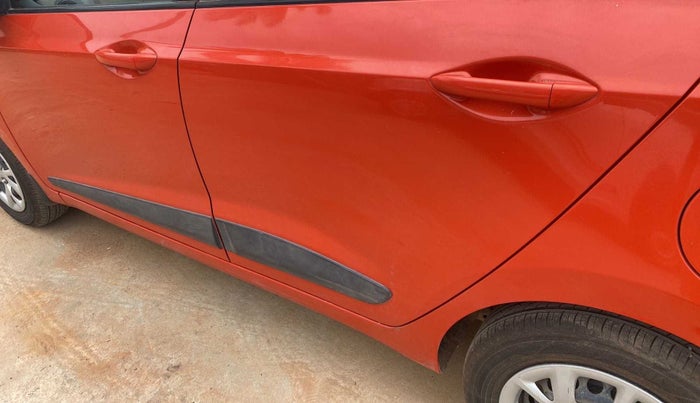 2018 Hyundai Grand i10 SPORTZ 1.2 KAPPA VTVT, Petrol, Manual, 12,010 km, Rear left door - Minor scratches