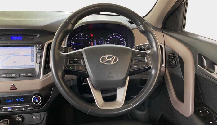 2018 Hyundai Creta SX AT 1.6 DIESEL, Diesel, Automatic, 69,700 km, Steering Wheel Close Up