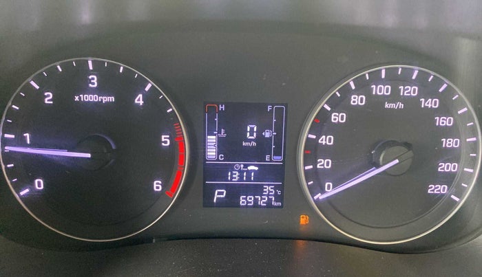 2018 Hyundai Creta SX AT 1.6 DIESEL, Diesel, Automatic, 69,700 km, Odometer Image