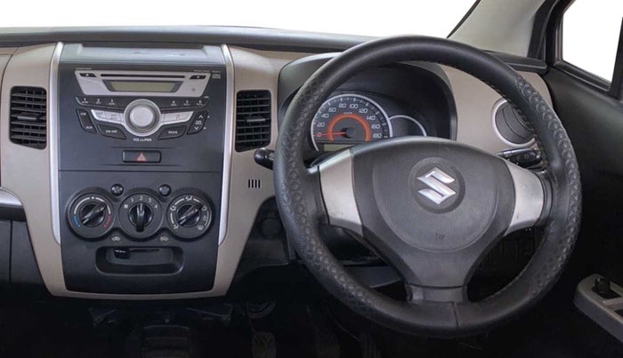 2015 Maruti Wagon R 1.0 VXI, Petrol, Manual, 34,292 km, Steering Wheel Close Up
