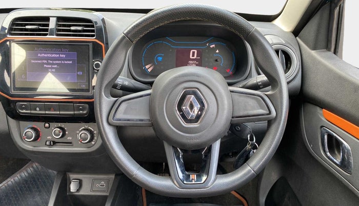 2019 Renault Kwid CLIMBER 1.0 (O), Petrol, Manual, 19,853 km, Steering Wheel Close Up