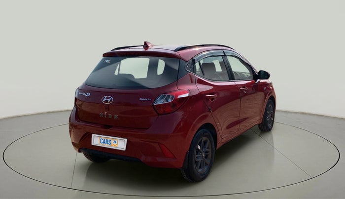 2021 Hyundai GRAND I10 NIOS SPORTZ AMT 1.2 KAPPA VTVT, Petrol, Automatic, 15,874 km, Right Back Diagonal