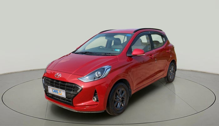 2021 Hyundai GRAND I10 NIOS SPORTZ AMT 1.2 KAPPA VTVT, Petrol, Automatic, 15,874 km, Left Front Diagonal