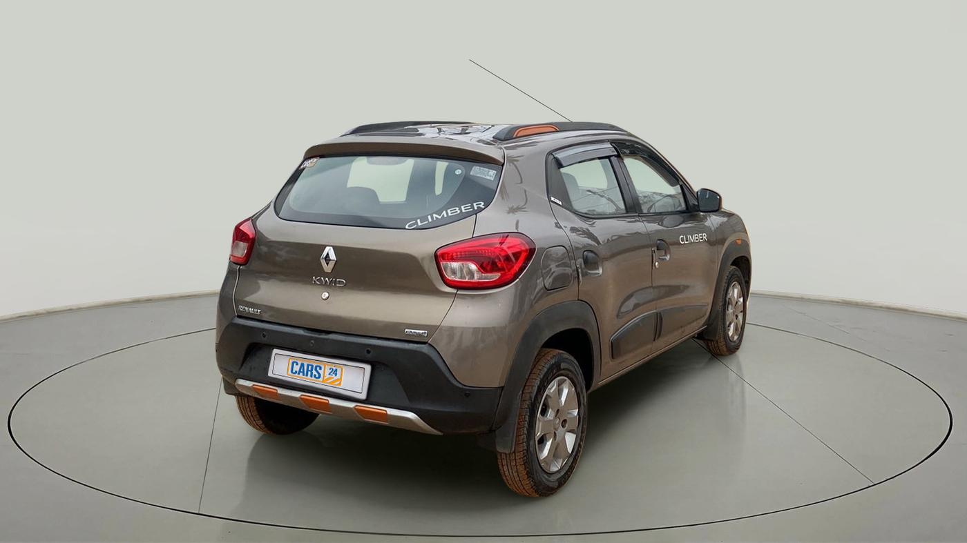 2017 Renault Kwid CLIMBER 1.0 AMT, Petrol, Automatic, 27,849 km, Right Back Diagonal